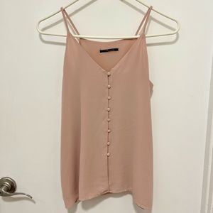 T Tahari Spaghetti strap Blouse